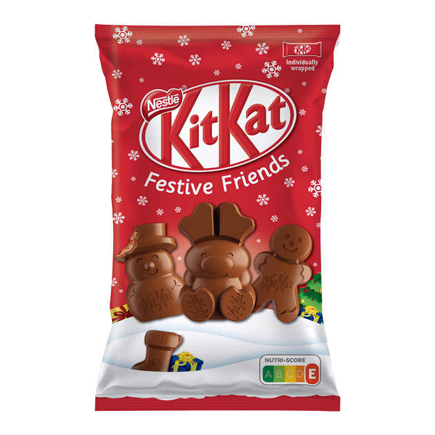 KITKAT Figuras de Natal de Chocolate 147g