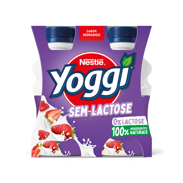 Yoggi Sem Lactose Morango