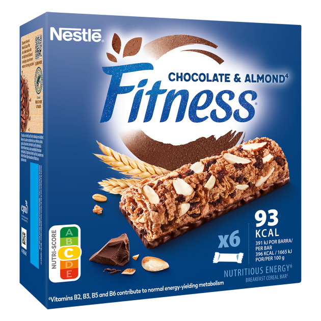 Fitness chocolate e amendoa