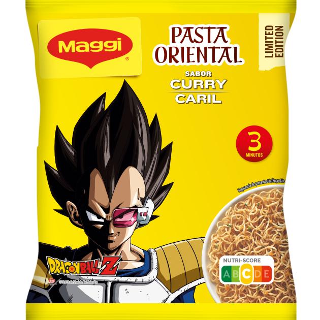 Noodles Maggi Pasta Oriental Caril Frente