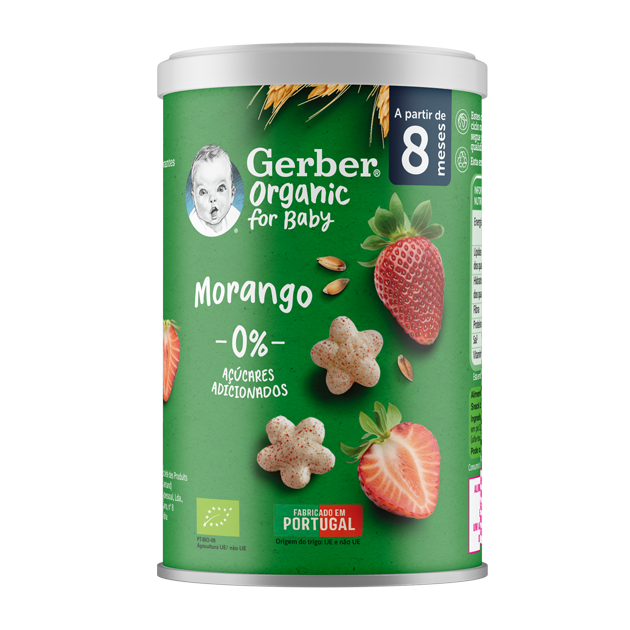 GERBER Organic Puffs Morango