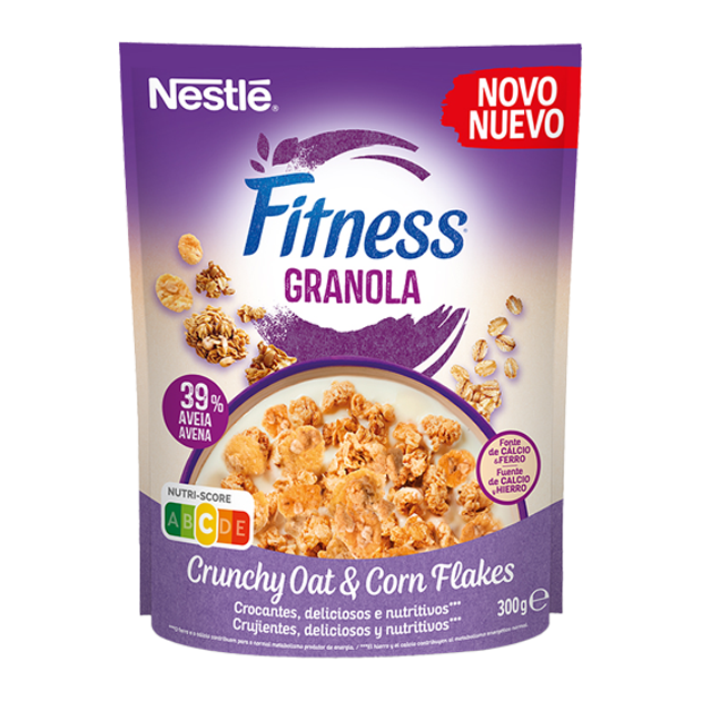 FITNESS® GRANOLA CRUNCHY OATS & CORN FLAKES