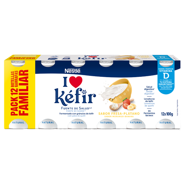  Nestlé Mini Kefir Morango Banana