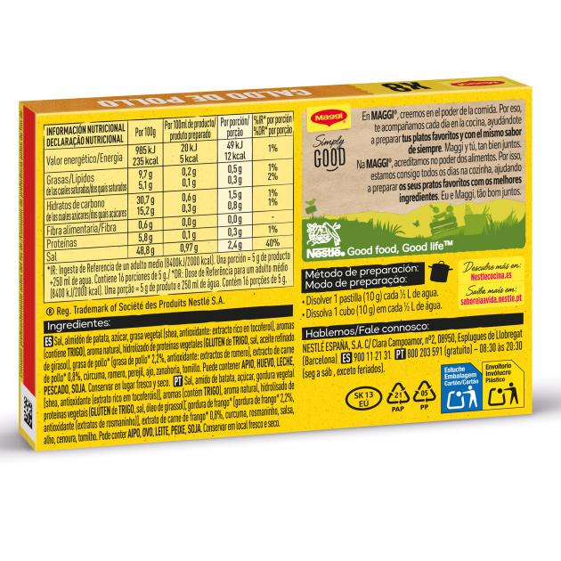 Maggi Caldo Galinha 6 Cubos