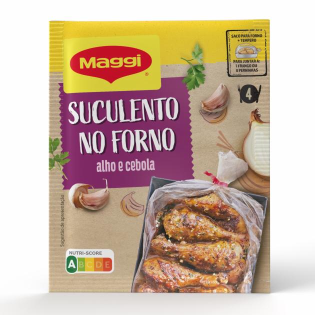 Maggi Suculento no Forno Alho e Cebola