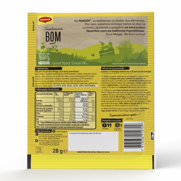 Maggi Suculento no Forno Frango à Provençal com Ervas Aromáticas