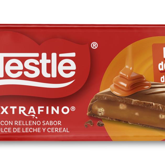 3D Extrafino Chocolate Dulce de Leche 83g Frontal