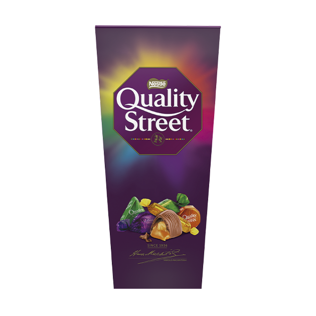 embalagem de chocolates quality street