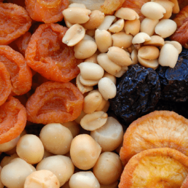 Fruta desidratada