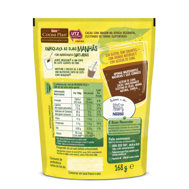 NESQUIK ALL NATURAL Achocolatado em pó