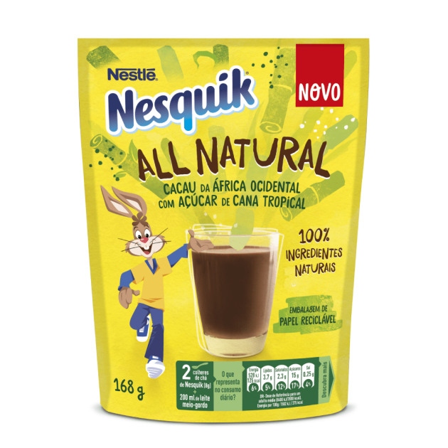 NESQUIK ALL NATURAL Achocolatado em pó