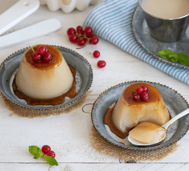 Flan de Bauninha Vegan