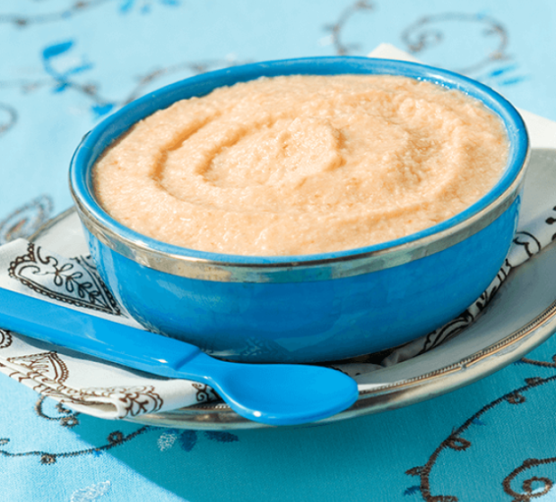 Mousse Cremosa de Pêssego e Alperce