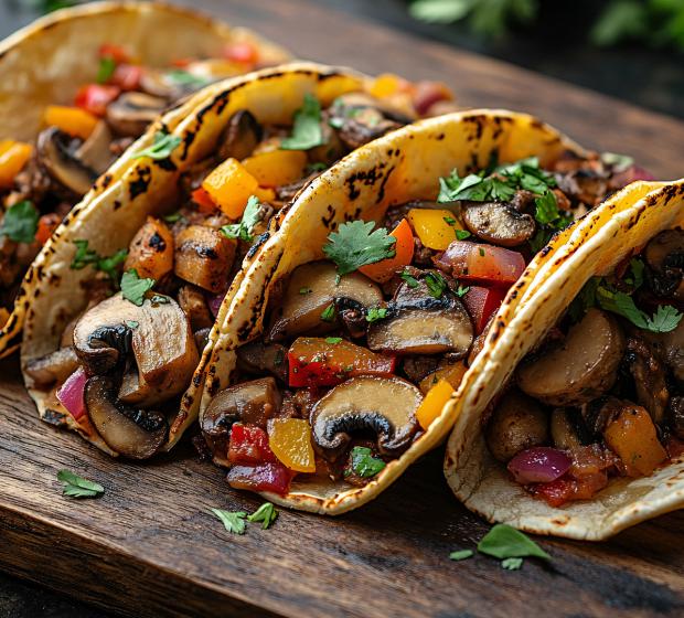 Fajitas de Legumes na Airfryer 