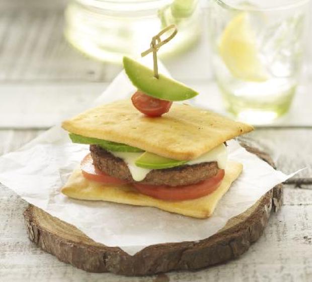 "HambÃºrguer vegetariano com Piz"