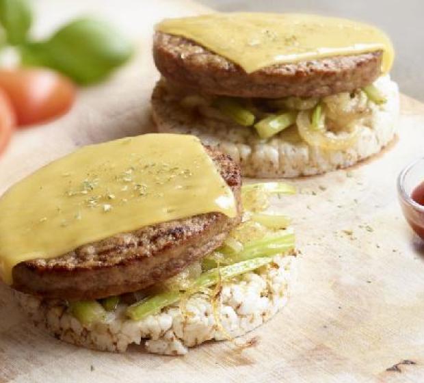 "HambÃºrguer vegetariano em bola"