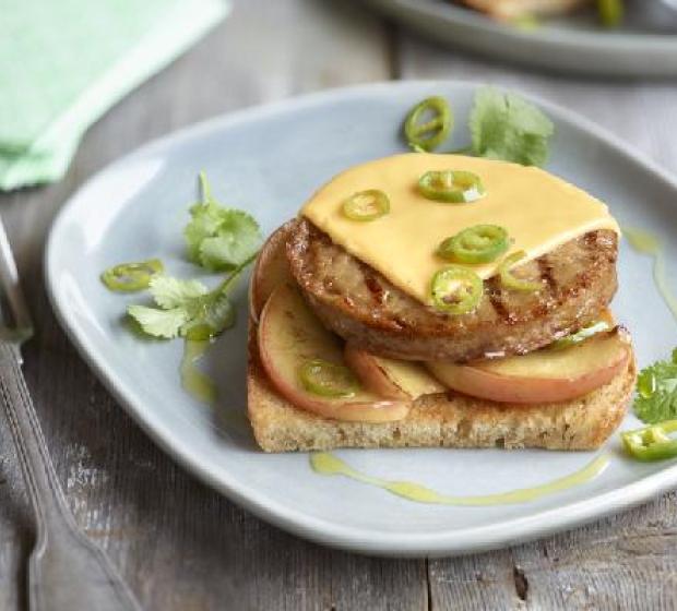 "HambÃºrguer vegetariano com pim"