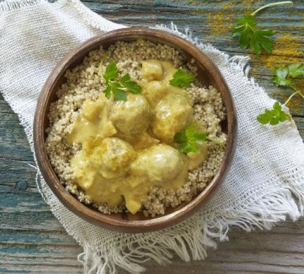 "AlmÃ´ndegas vegetarianas com qu"