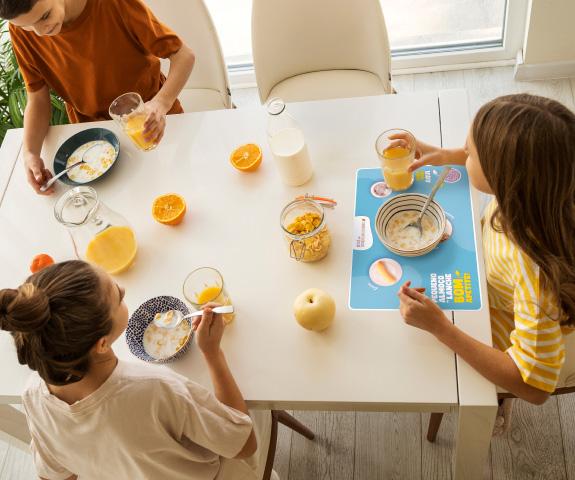 Individual de Mesa - Um guia para um Dia Alimentar Equilibrado